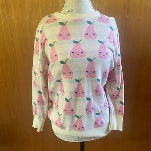 Pepaloves Quirky Pear Sweater Modcloth